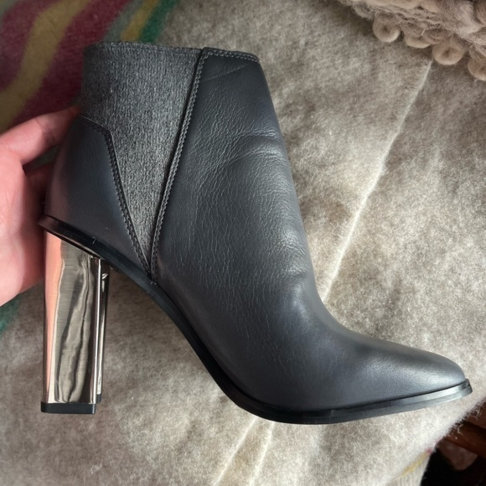 Aldo Boots with Silver Heel